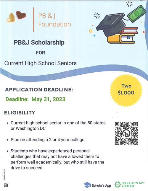 PB&J  SCHOLARSHIP